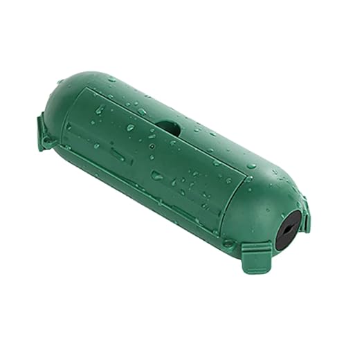 Verlängerungskabelabdeckung for den Außenbereich mit Aufhängeloch, Kabelanschlussschutz, wasserdichte Anschlussdose for Stromkabel für die Verwendung im Innenbereich(Green) von MOHUIED