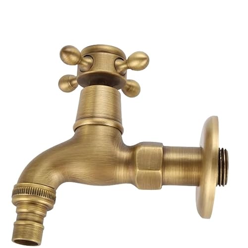 Vintage Massiv Messing Einhebel Wasserhahn for Waschmaschine Wandmontage fürs Badezimmer(Short Type) von MOHUIED
