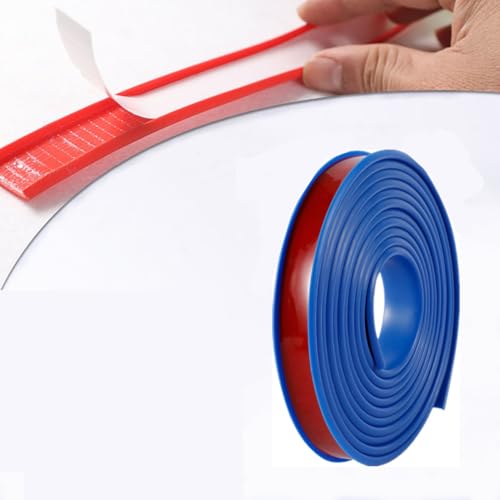 U-förmiger Kantenabdichtungsstreifen, Selbstklebender TPE-Kantenschutzstreifen, Holzbrett Kantenschutz für Schrank, Sperrholz (Blue,3M-16mm) von MOHXFE