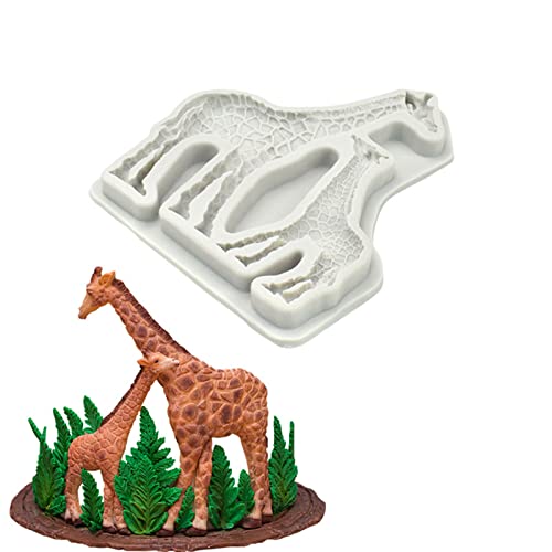 Giraffe Fondant Kuchen Silikonform Schokoladenform Süßigkeiten Eiswürfelform Backwerkzeug von MOIDHSAG