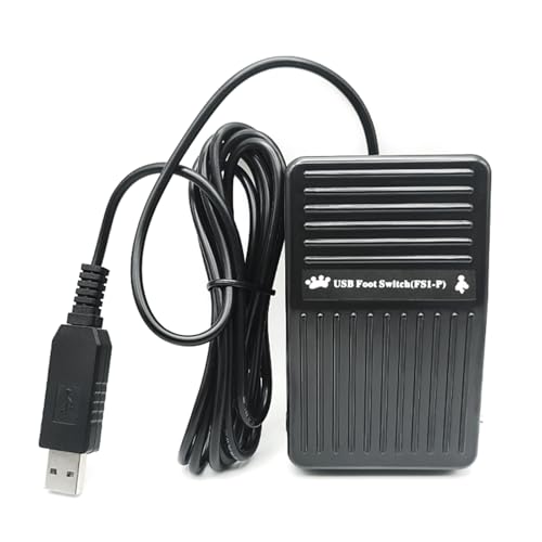 MOIDHSAG Programmierbarer USB Fußschalter. USB Fußpedal Umschalter Für Optimierte Computerbefehle Für Redakteure Und von MOIDHSAG
