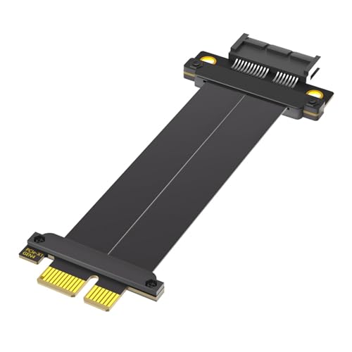 MOIDHSAG PCIE4.0 1X Verlängerungskabel 180-Grad Zu-180-Grad Grafikkarten Extender Desktop Computer Motherboard Adapter von MOIDHSAG