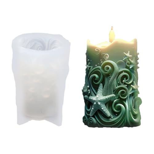 Silikonformen aus der Algen-Seifenform, geeignet für Figuren, Ornamente von MOIDHSAG