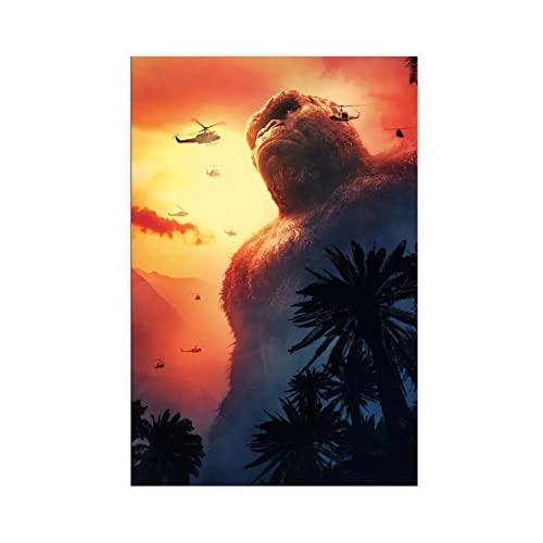 King Kong Film-Leinwand-Poster, Wandkunst, Dekoration, Bild, Gemälde für Wohnzimmer, Schlafzimmer, Dekoration, Rahmen-Stil, 30 x 45 cm King Kong Film-Leinwand-Poster, Wandkunst, Dekoration, Bild, Gemälde für Wohnzimmer, Schlafzimmer, Dekoration, Rahmen-Stil, 30 x 45 cm von MOIT