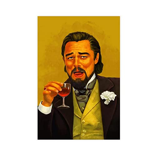 Laughing Leo Meme Leinwand-Poster, Schlafzimmer, Dekoration, Sport, Landschaft, Büro, Raumdekoration, Geschenk, ohne Rahmen, 40 x 60 cm Laughing Leo Meme Leinwand-Poster, Schlafzimmer, Dekoration, Sport, Landschaft, Büro, Raumdekoration, Geschenk, ohne Rahmen, 40 x 60 cm von MOIT