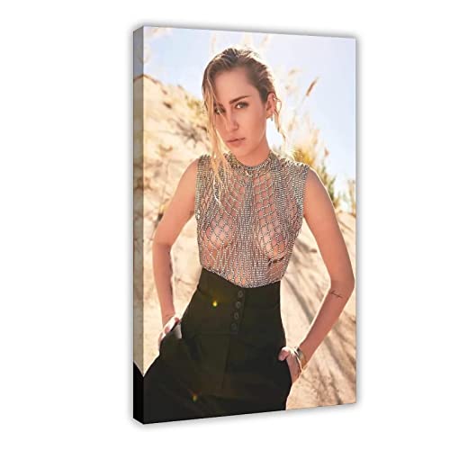 Leinwandposter Star Miley Cyrus 19, Wandkunst, Dekordruck, Bild für Wohnzimmer, Schlafzimmer, Dekoration, Rahmen-Stil, 30 x 45 cm Leinwandposter Star Miley Cyrus 19, Wandkunst, Dekordruck, Bild für Wohnzimmer, Schlafzimmer, Dekoration, Rahmen-Stil, 30 x 45 cm von MOIT