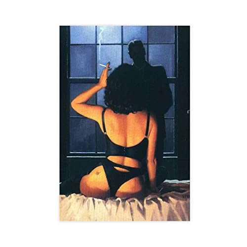 MOIT Jack Vettriano Art 2 Leinwand-Poster, Schlafzimmer, Dekoration, Sport, Landschaft, Büro, Raumdekoration, Geschenk, ohne Rahmen, 50 x 75 cm von MOIT