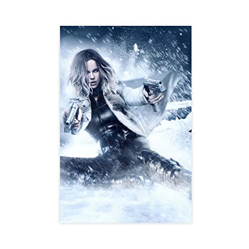 Schauspieler Kate Beckinsale 9 Leinwandposter Schlafzimmer Dekor Sport Landschaft Büro Zimmer Dekor Geschenk Rahmen Stil 40 x 60 cm von MOIT