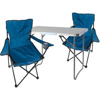 3-teiliges Campingmöbel Set Blau-MMC330870+2xMPO2431 von MOJAWO