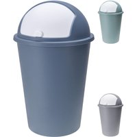 Abfalleimer 50 Liter 3 Farben-Y54230910-hellblau-var von MOJAWO