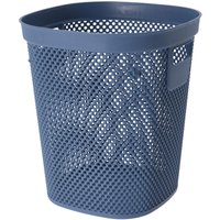 Mojawo - Abfalleimer Papierkorb Kunststoff 26X26xH30cm-027000230-Blau von MOJAWO