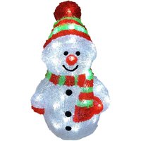 Acryl Schneemann mit 96 LEDs kaltweiß-MLK042S-Grün Acryl Schneemann mit 96 LEDs kaltweiß-MLK042S-Grün von MOJAWO