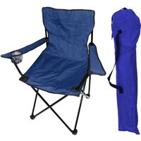 Mojawo - Anglersessel mit Getränkehalter Blau-MPO2431 von MOJAWO