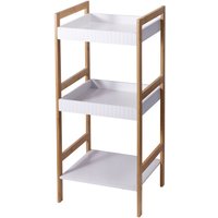 Bambus Badezimmer Regal 3 Etagen 36x30xH80cm-BA2000190-klein von MOJAWO