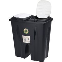 Duo Abfalleimer 2x25L Mülltrenner -Y54500280 von MOJAWO
