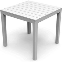 Mojawo - Gartentisch Bali Eckig Weiß 78x78x72cm-MTBL028BI von MOJAWO