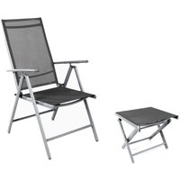 Hochlehner+Klapphocker Set Silbergrau/Anthrazit 7 Positionen-MMC5000DG-MMC5001DG von MOJAWO