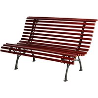 Holz-Metall Bank Tivoli Dunkelbraun L. 150 x B. 70 x H. 81cm-MMC4415 von MOJAWO