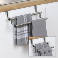 Küchen - Handtuchhalter verchromt ausziehbar 25-40cm-M34106 von MOJAWO