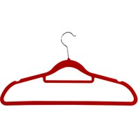 Kunststoff Kleiderbügel mit drehbaren Haken-MYW52973-rot-10 von MOJAWO