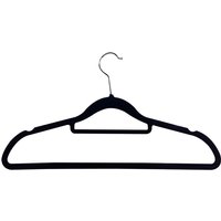 Mojawo - Kunststoff Kleiderbügel mit drehbaren Haken-MYW52973-schwarz-10 Mojawo - Kunststoff Kleiderbügel mit drehbaren Haken-MYW52973-schwarz-10 von MOJAWO