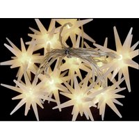LED Lichterkette 10 Sternen Batterie warmweiß-MLK151-Neu von MOJAWO