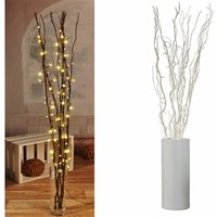 Lichterzweige silber mit 80 LEDs-MLK073WS Lichterzweige silber mit 80 LEDs-MLK073WS von MOJAWO