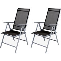 Mojawo - 2 Stück Hochlehner Silbergrau/Anthrazit 7 Positionen-MMC5000DG-2 Mojawo - 2 Stück Hochlehner Silbergrau/Anthrazit 7 Positionen-MMC5000DG-2 von MOJAWO