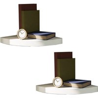 2 Stück Wand Eckregal weiß-M304741-WR100-2er von MOJAWO