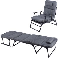 Mojawo - 2 in 1 Gartenliege/Ruheliege/Sanitätsliege-MGM5000G-var von MOJAWO