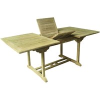 Teakholz Tisch rechteckig ausziehbar 180/120x95x75cm-MT25 von MOJAWO