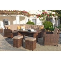 Terassen-Lounge Set braun Chiara-MTLS03 von MOJAWO