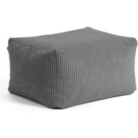 [GEBRAUCHT] Mokebo Pouf Hocker Aus Cord 'Der Ruhestifter' Sitzhocker Sitzpouf Anthrazit B-Ware von MOKEBO