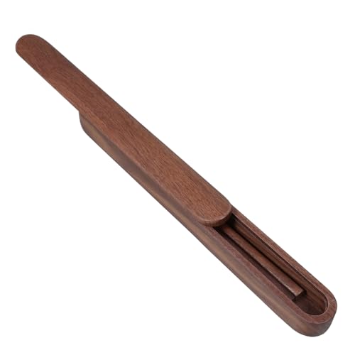 MOKKHNB 1 Satz Holz Tragbares Geschirr Picknickpalken Tragbare Reiseutensilien Japanische Stäbchenholz Tragbare Stäbchen Wiederverwendbar Stäbchen Für Den Fall Nussbaum Kaffee von MOKKHNB