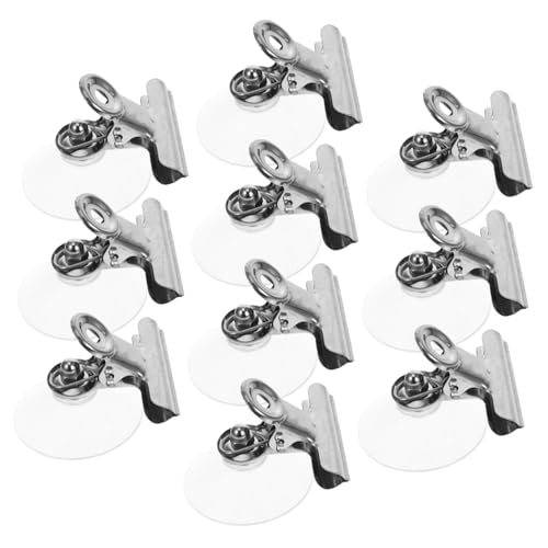 MOKKHNB 10 Stück Saugnapf Clips Robuste Halterung für Fenster Autos Metall Installieren Platzsparend für Zuhause Büro MOKKHNB 10 Stück Saugnapf Clips Robuste Halterung für Fenster Autos Metall Installieren Platzsparend für Zuhause Büro von MOKKHNB