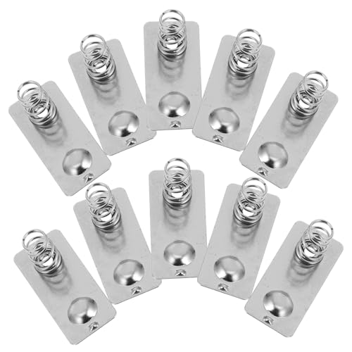 MOKKHNB 10 Stück Teiliges Batteriefeder Platte für Fernbedienungen Positive und Negative Verbindung Einfache Installation Geeignet für Elektronische Geräte MOKKHNB 10 Stück Teiliges Batteriefeder Platte für Fernbedienungen Positive und Negative Verbindung Einfache Installation Geeignet für Elektronische Geräte von MOKKHNB