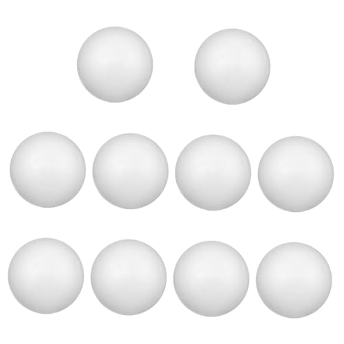 MOKKHNB 10 Stück Teiliges Weiße Weihnachtskugeln aus Stabilem Polystyrol für DIY Basteln Weihnachtsbaumschmuck und Dekoration Vielseitig Bemalbar und MOKKHNB 10 Stück Teiliges Weiße Weihnachtskugeln aus Stabilem Polystyrol für DIY Basteln Weihnachtsbaumschmuck und Dekoration Vielseitig Bemalbar und von MOKKHNB