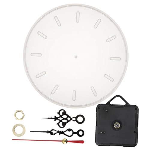 MOKKHNB 1Satz DIY Uhr Gießform Runde Epoxidharz Form für Handgefertigte Tischdekoration mit Zeigern und Wiederverwendbar für Bastelprojekte MOKKHNB 1Satz DIY Uhr Gießform Runde Epoxidharz Form für Handgefertigte Tischdekoration mit Zeigern und Wiederverwendbar für Bastelprojekte von MOKKHNB