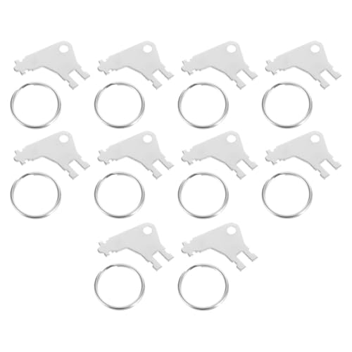 MOKKHNB Ersatzschlüssel Für Toilettenpapier-Spender Metall Schlüssel Mit Ringen Einsetzbar Für Gewerbliche Toilettenpapier-dispenserschlüssel MOKKHNB Ersatzschlüssel Für Toilettenpapier-Spender Metall Schlüssel Mit Ringen Einsetzbar Für Gewerbliche Toilettenpapier-dispenserschlüssel von MOKKHNB