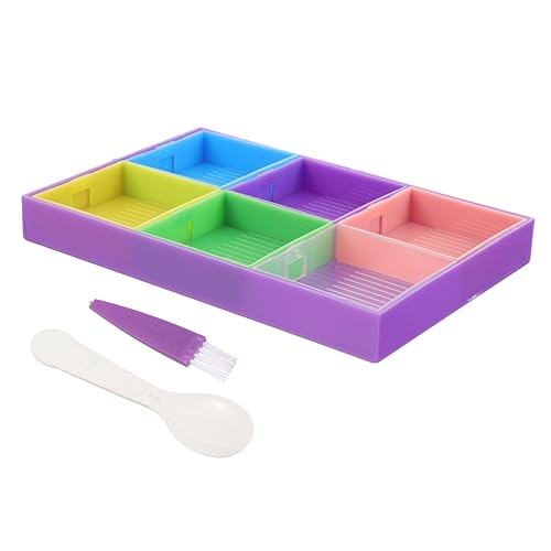 MOKKHNB 1satz Diamant-aufbewahrungstabletts Großes Fassungsvermögen Für Diamond Art Bead Storage Container Vielseitige Verwendung Für Perlen Und Strasssteine von MOKKHNB