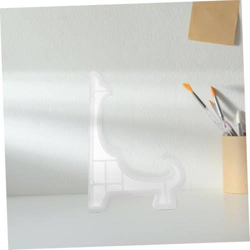 MOKKHNB 2 Stück DIY Kristall Epoxidharz Silikonform Faltbarer Schmuck Display Ständer Wiederverwendbares Aufbewahrungsregal Weiß für Resin Schmuckherstellung und Bastelprojekte von MOKKHNB