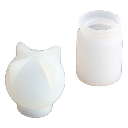 MOKKHNB 2 Stück Drift Bottle Mold Teiliges Silikonform für DIY Trockenblumenanhänger Kreative Bastelideen Einfache Handhabung Flexibel und Leicht zu Reinigen von MOKKHNB