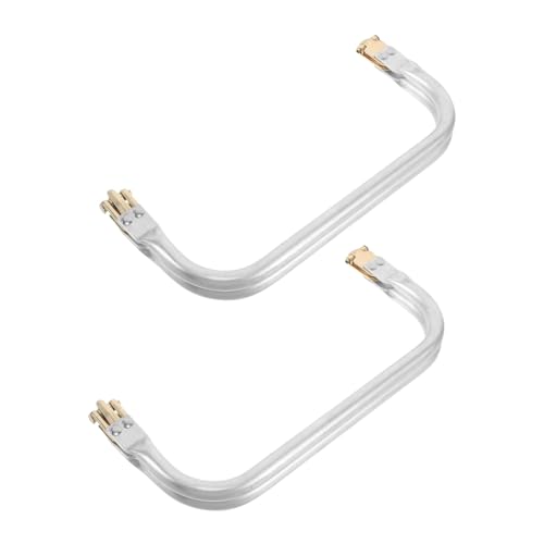 MOKKHNB 2 Stück Quadratischer Aluminium Taschenrahmen Metallverschluss für DIY Handtaschen Nähen Kompakt Leicht zu Montieren Eleganter Kiss-Lock Verschluss für Geldbörsen und Clutch MOKKHNB 2 Stück Quadratischer Aluminium Taschenrahmen Metallverschluss für DIY Handtaschen Nähen Kompakt Leicht zu Montieren Eleganter Kiss-Lock Verschluss für Geldbörsen und Clutch von MOKKHNB