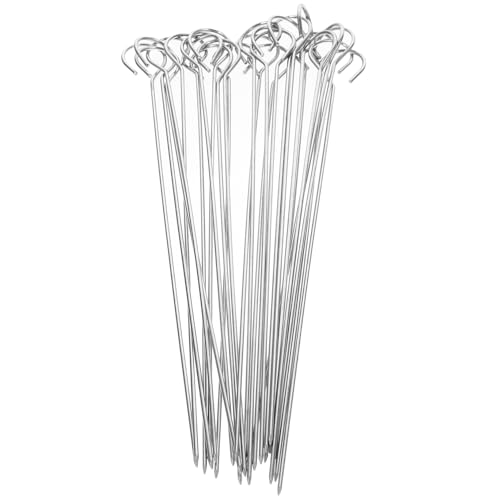 MOKKHNB 25 Stücke Wiederverwendbare Grillspieße Langlebige Metallspieße für Schaschlik und Hähnchen Hitzebeständig für BBQ und Grillpartys Praktische Grillutensilien MOKKHNB 25 Stücke Wiederverwendbare Grillspieße Langlebige Metallspieße für Schaschlik und Hähnchen Hitzebeständig für BBQ und Grillpartys Praktische Grillutensilien von MOKKHNB