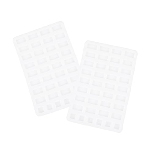 MOKKHNB 2Stücke Mini Form Silikonform für DIY Landschaftsbau Flexible Ziegelform für Sandtisch Architektur für BAU Enthusiasten von MOKKHNB