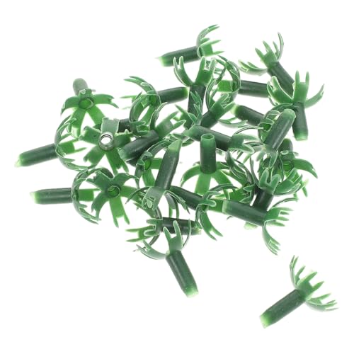 MOKKHNB 40stücke Kunstblumen Calyxes Grüne Plastikblütenkelche Für DIY Blumenarrangements Hochwertige Bastelmaterialien Für Hochzeitsdekorationen Und Sträuße von MOKKHNB