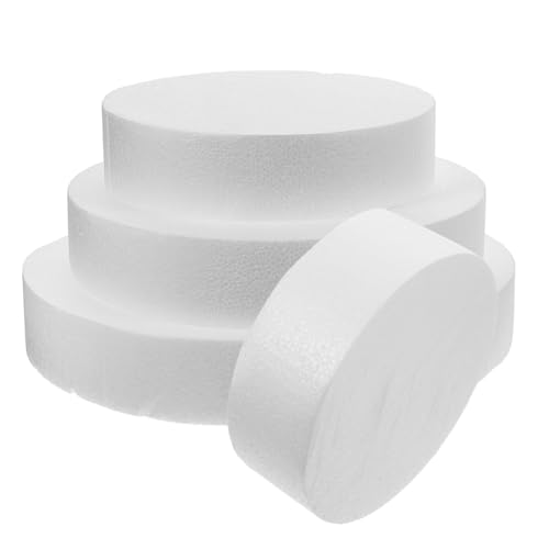 MOKKHNB 4stücke Teiliges Styropor-kuchenmodelle Für DIY-Dekoration Leicht Und Flexibel Für Bastelprojekte Geburtstagsfeiern Und Besondere Anlässe MOKKHNB 4stücke Teiliges Styropor-kuchenmodelle Für DIY-Dekoration Leicht Und Flexibel Für Bastelprojekte Geburtstagsfeiern Und Besondere Anlässe von MOKKHNB