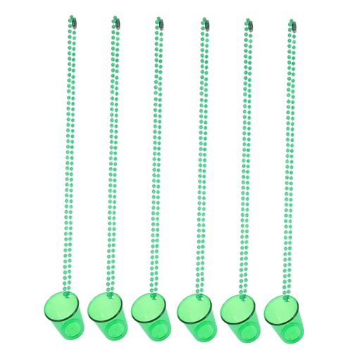 MOKKHNB 6 Stück Teiliges Schnapsglas Wiederverwendbare Mini Partybecher für Junggesellenabschied und Themenfeiern für Patrick Day und Weihnachten von MOKKHNB