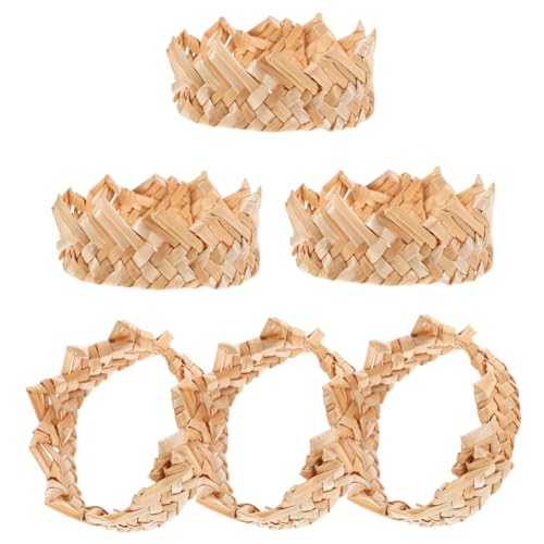 MOKKHNB 6 Stück Woven Napkin Rings aus Stroh Rustikale Serviettenhalter für Hochzeiten und Abendessen Tischdekoration im Landhausstil Einfache Anwendung und Ansprechende MOKKHNB 6 Stück Woven Napkin Rings aus Stroh Rustikale Serviettenhalter für Hochzeiten und Abendessen Tischdekoration im Landhausstil Einfache Anwendung und Ansprechende von MOKKHNB