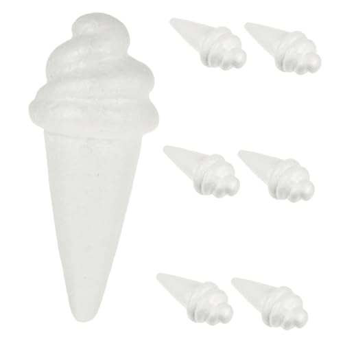 MOKKHNB 7stücke Teilige Schaumstoff-eisformen Weiße Styroporkugeln Für DIY-hochzeitsdekorationen Und Kreative Bastelprojekte Leicht Und Langlebig Für Heimdekoration Und Rollenspiele von MOKKHNB
